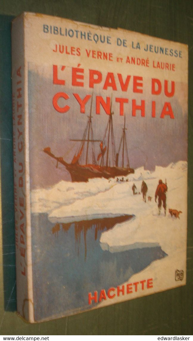BIBLIOTHEQUE De La JEUNESSE : L'épave Du Cynthia /Verne Et Laurie - Jaquette - Bibliothèque De La Jeunesse
