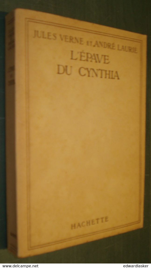 BIBLIOTHEQUE De La JEUNESSE : L'épave Du Cynthia /Verne Et Laurie - Jaquette - Bibliothèque De La Jeunesse