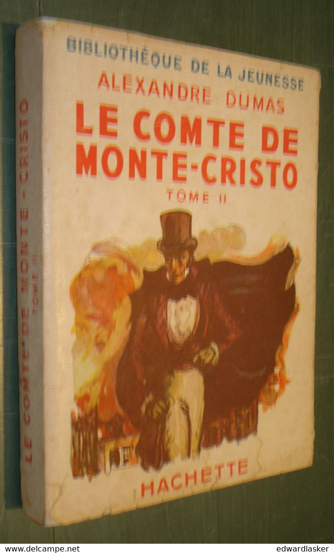 BIBLIOTHEQUE De La JEUNESSE : Le Comte De Monte-Cristo (t2) /A. Dumas - Jaquette - Bibliotheque De La Jeunesse