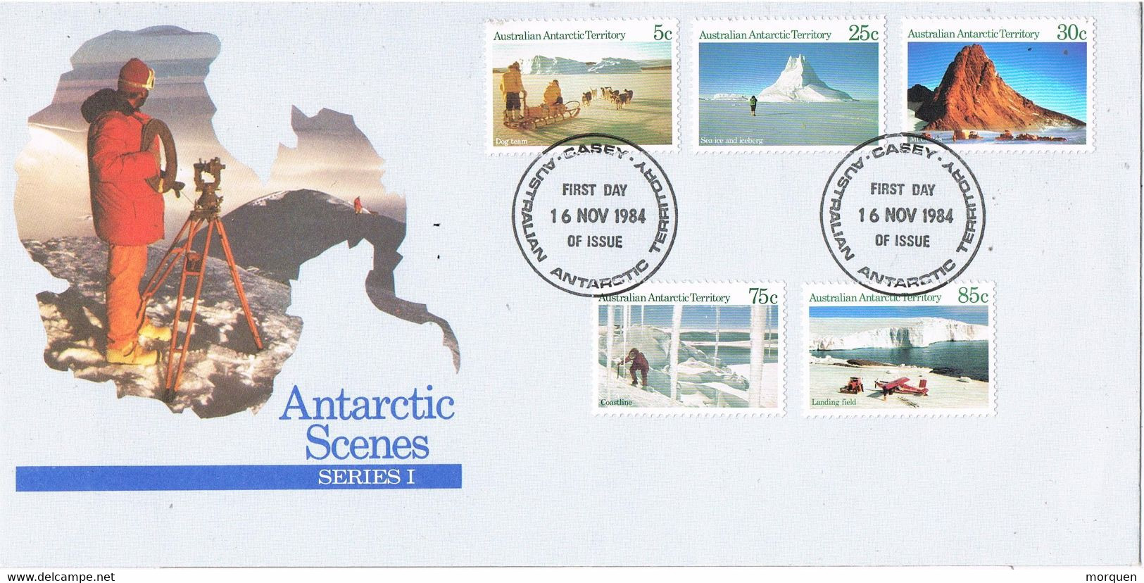 42354. Carta CASEY (Antartic Australian Territory) 1984. AUSTRALIA ANTARTIDA - FDC