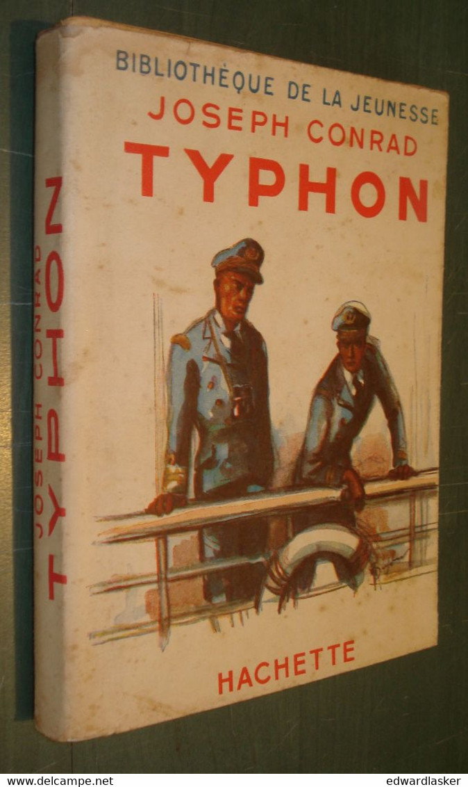 BIBLIOTHEQUE De La JEUNESSE : Typhon /Joseph Conrad - Jaquette 1947 - Bibliothèque De La Jeunesse