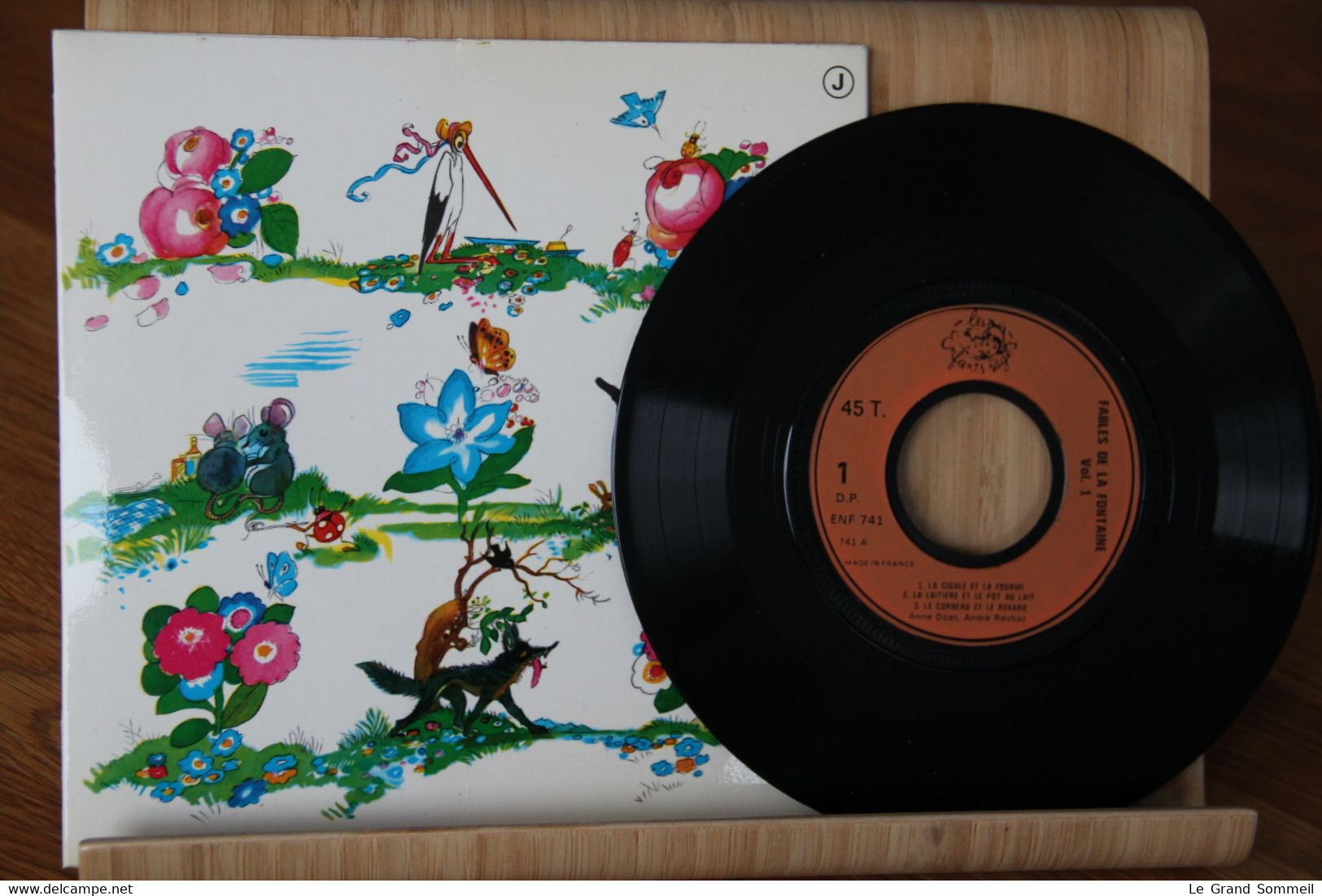 Disque Vinyle Le Fablier Des Enfants Sages La Fontaine - Enfants