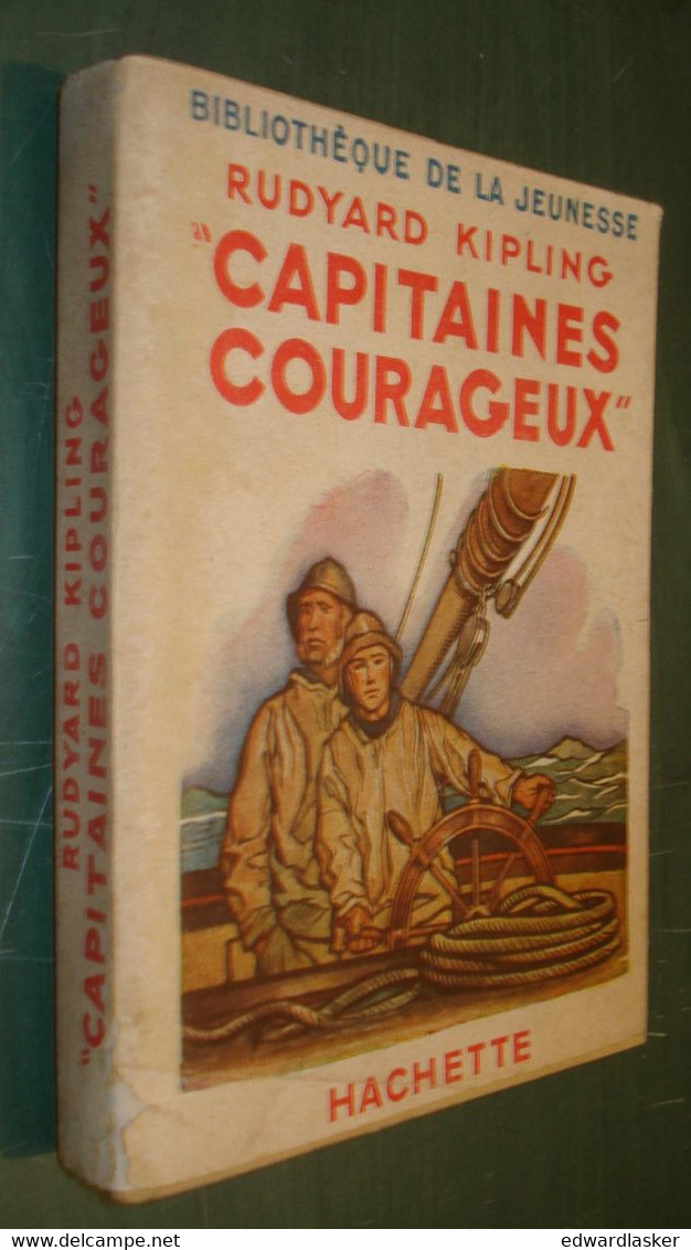 BIBLIOTHEQUE De La JEUNESSE : Capitaines Courageux /R. Kipling - Jaquette 1947 - Bibliothèque De La Jeunesse