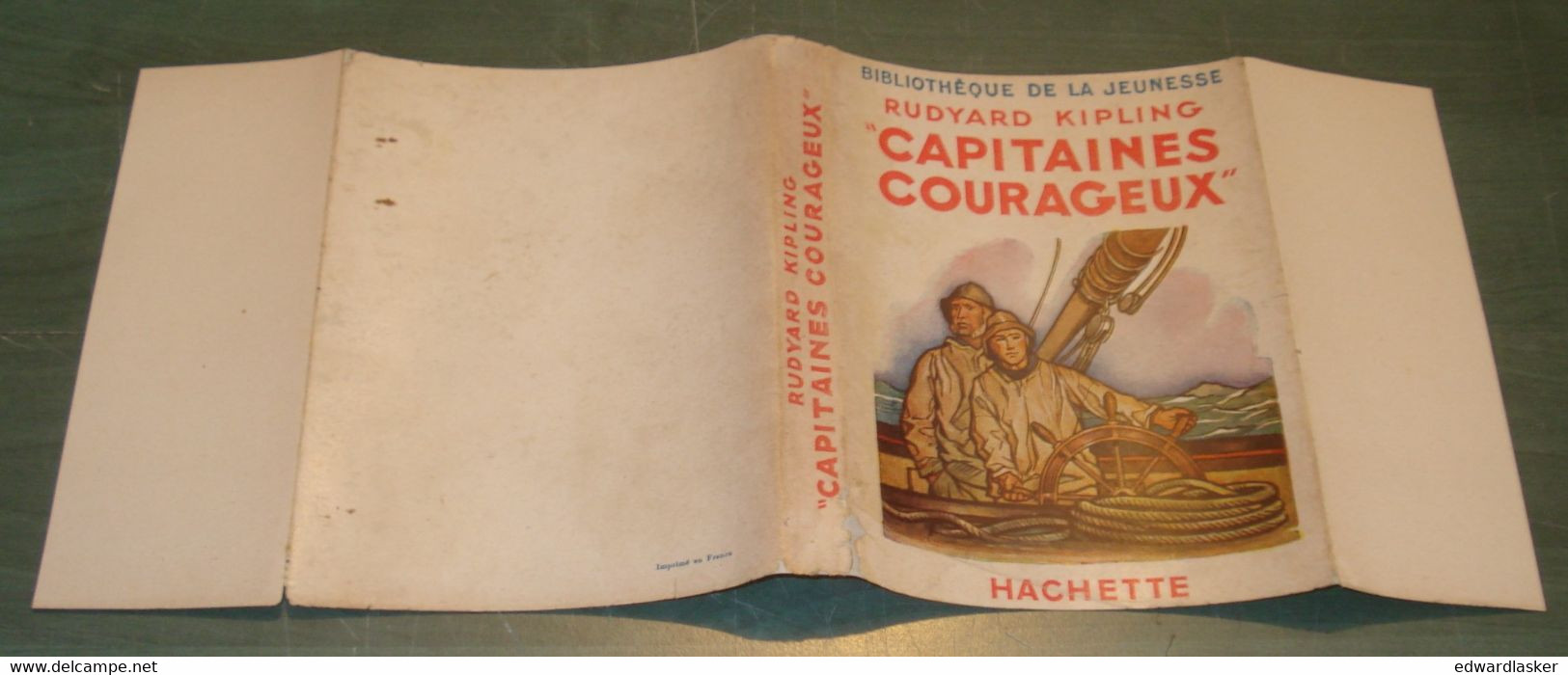 BIBLIOTHEQUE de la JEUNESSE : Capitaines Courageux /R. Kipling - Jaquette 1947