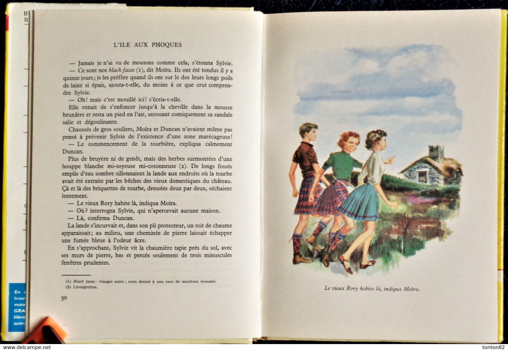 M.J. Malavié - L'Île aux Phoques - Rouge et Or Souveraine - n° 655 - ( 1958 ) .