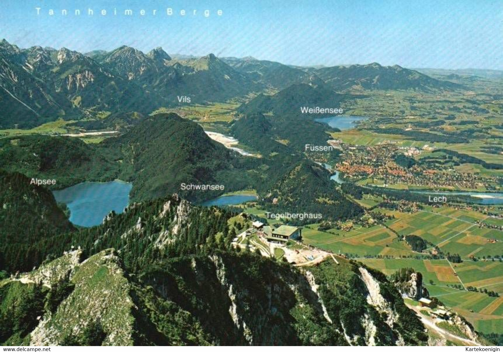 AK -  Schwangau , Tegelberg , Tegelberggipfel - Schwabach