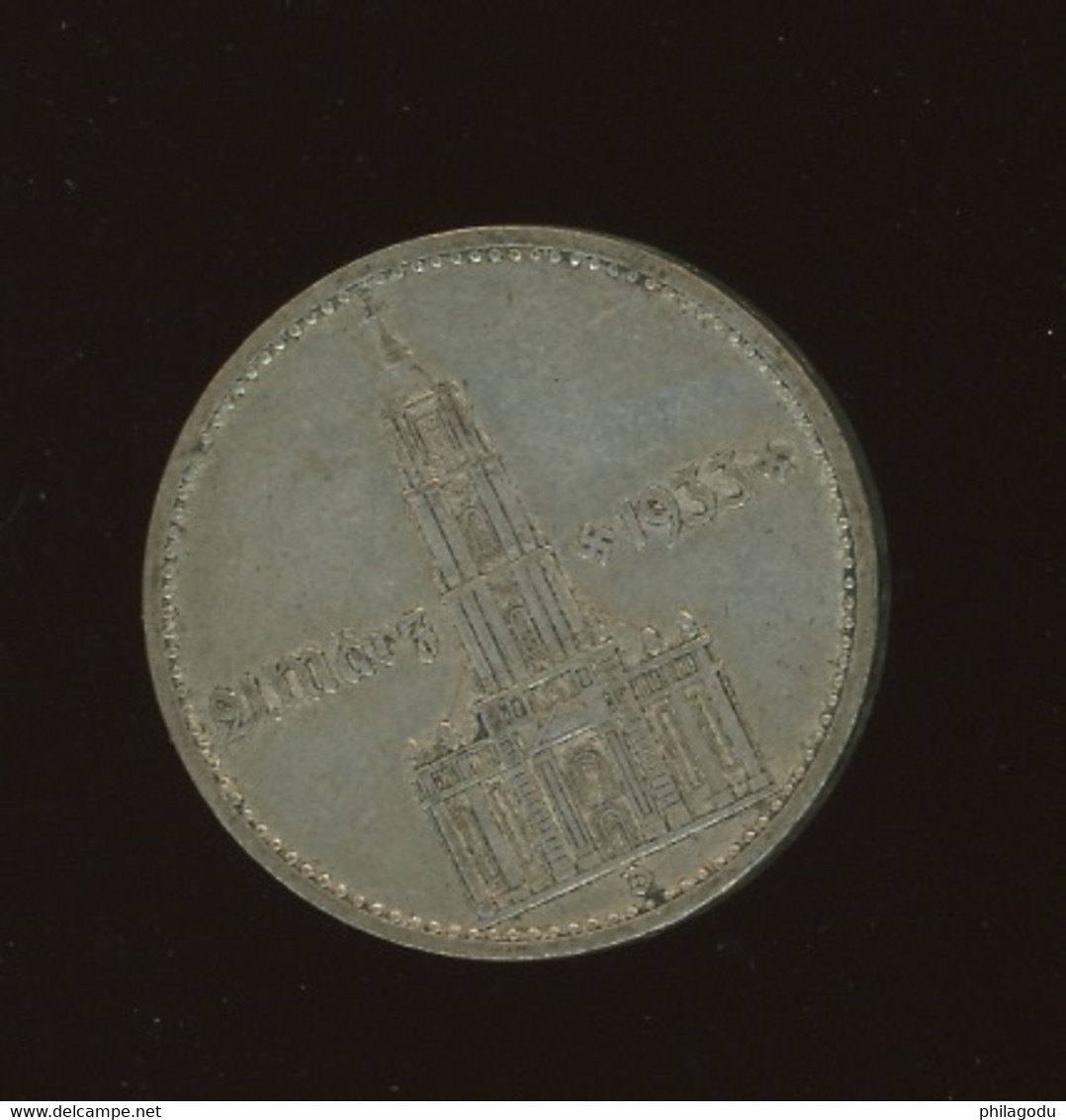 1934. Jolie Piece En Argent. Silber. 2  ReichMark - 2 Reichspfennig