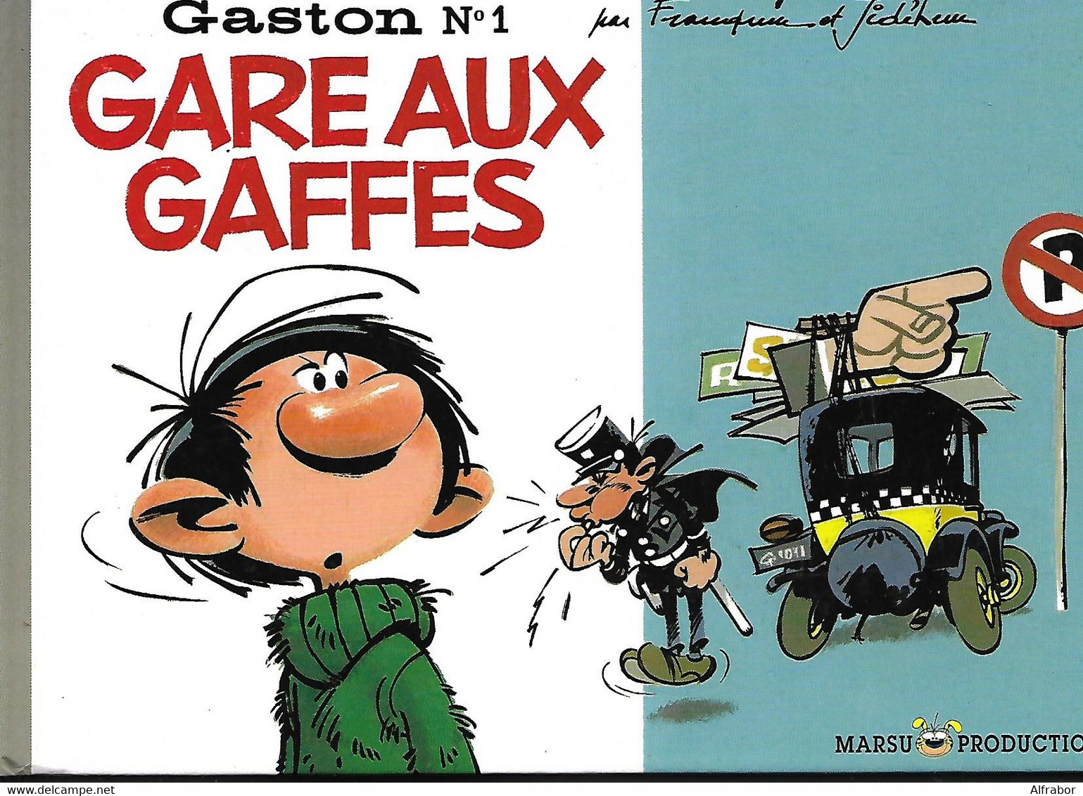 GASTON - Lot N° 1 à 5 -  Format à L'italienne RE Fac-Similé - LE SOIR  - Marsu Productions 2006 Franquin Spirou Dupuis - Franquin