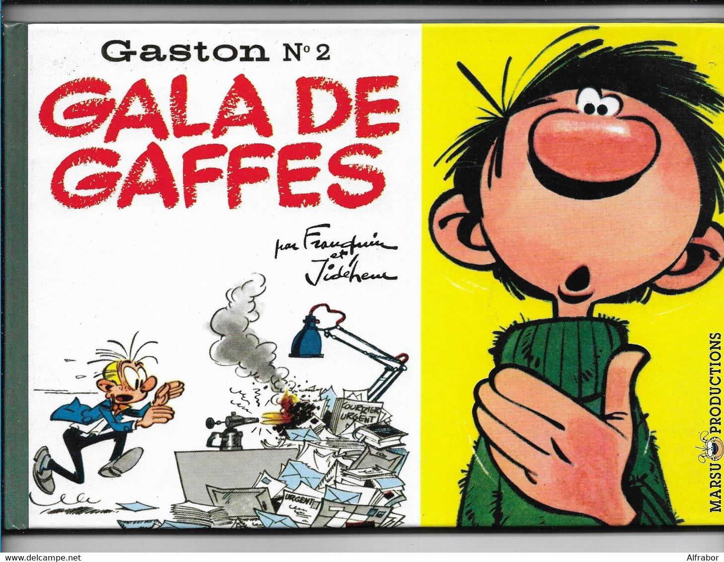 GASTON - Lot N° 1 à 5 -  Format à L'italienne RE Fac-Similé - LE SOIR  - Marsu Productions 2006 Franquin Spirou Dupuis - Franquin