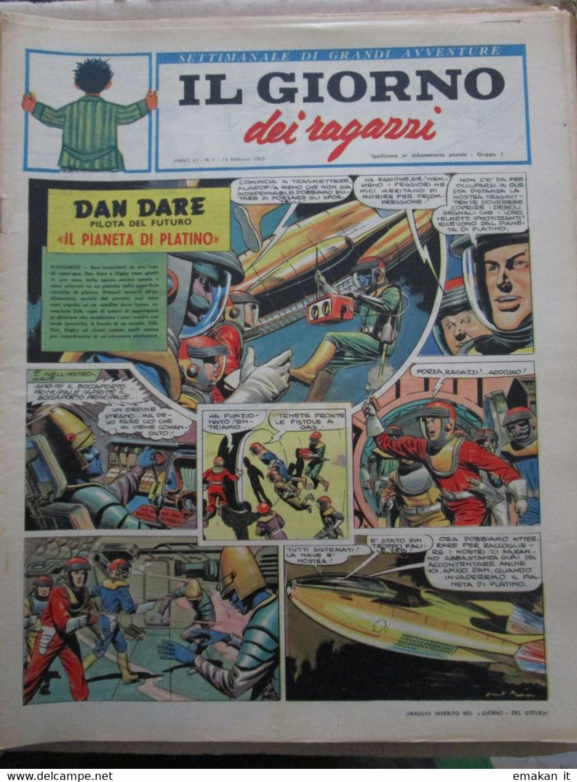 # IL GIORNO DEI RAGAZZI N 7 / 1963 - First Editions