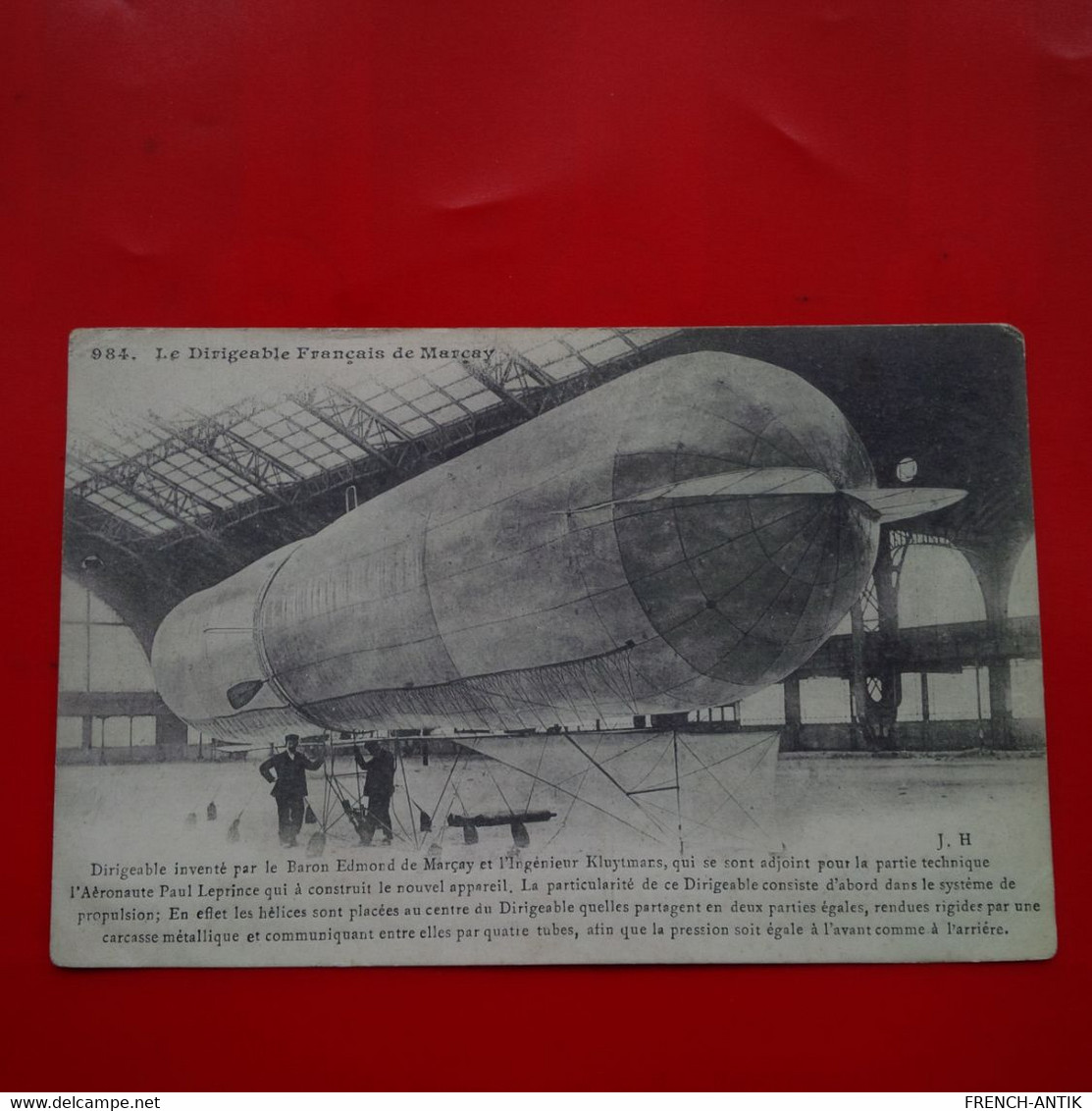 LE DIRIGEABLE FRANCAIS DE MARCAY - Zeppeline