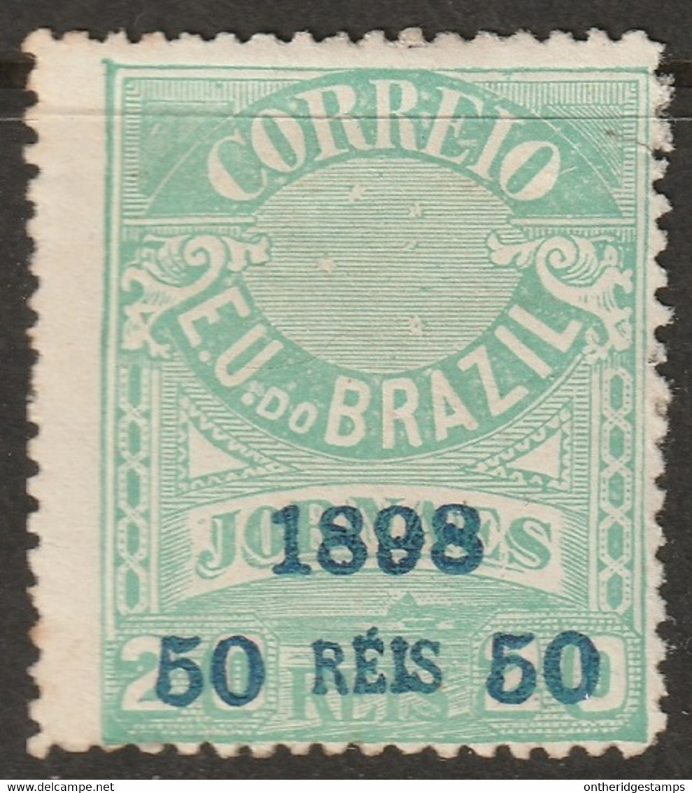 Brazil 1898 Sc 138 Mi 126 Yt 102 MH* Disturbed Gum - Unused Stamps