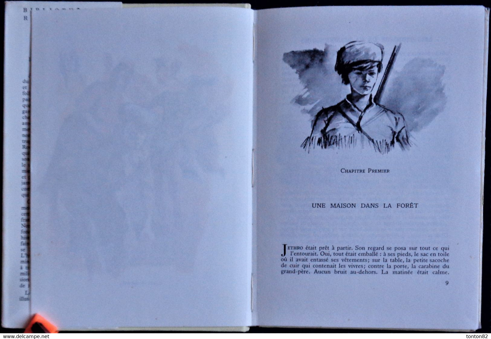 West Lathrop - Le Prisonnier De La Rivière Noire - Bibliothèque Rouge Et Or Souveraine N° 608 - ( 1960 ) . - Bibliotheque Rouge Et Or