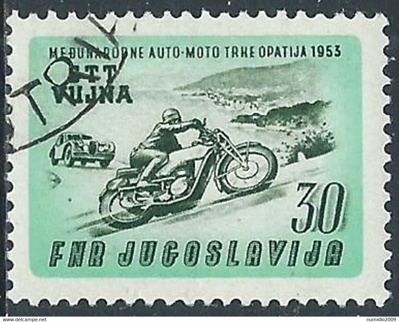 1953 TRIESTE B USATO CORSE AUTOMOTOCICLISTICHE 30 D - RB20 - Used