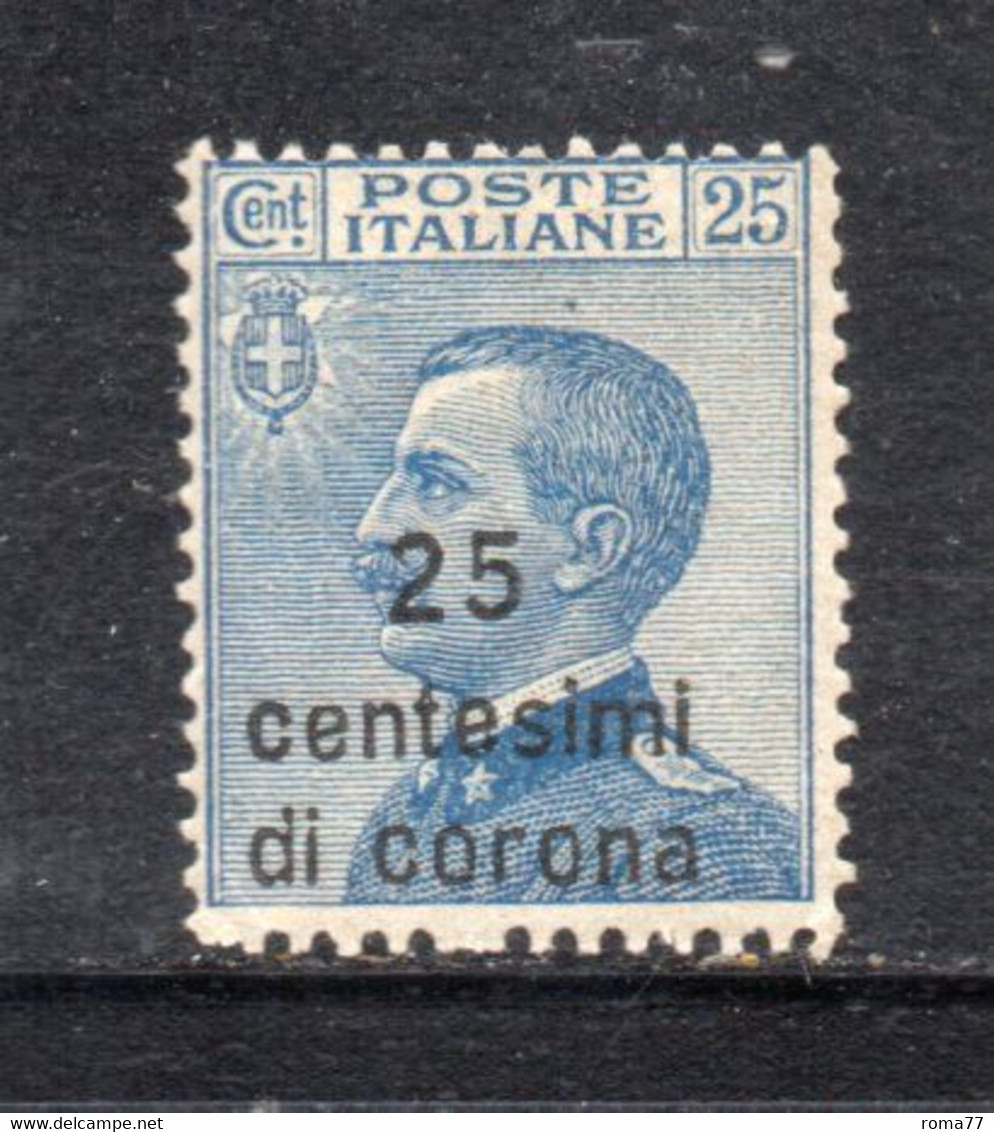 Y2199 - DALMAZIA 1921, 25/25 Cent  N. 4  Con Gomma Integra  ***  MNH - Dalmatië