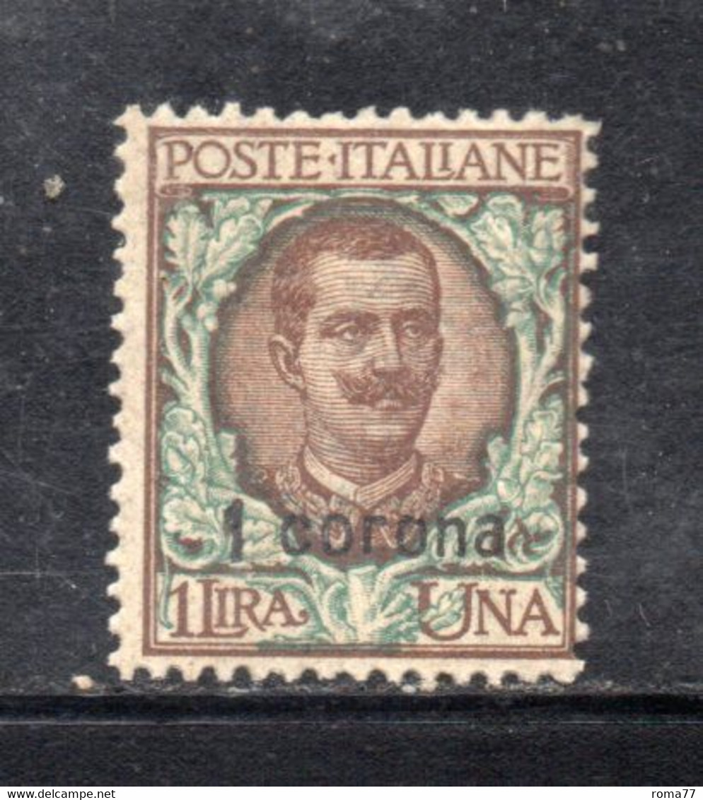 Y2221 - DALMAZIA 1921, 1cor/1lira  N. 6  Con Gomma Integra  ***  MNH - Dalmatie