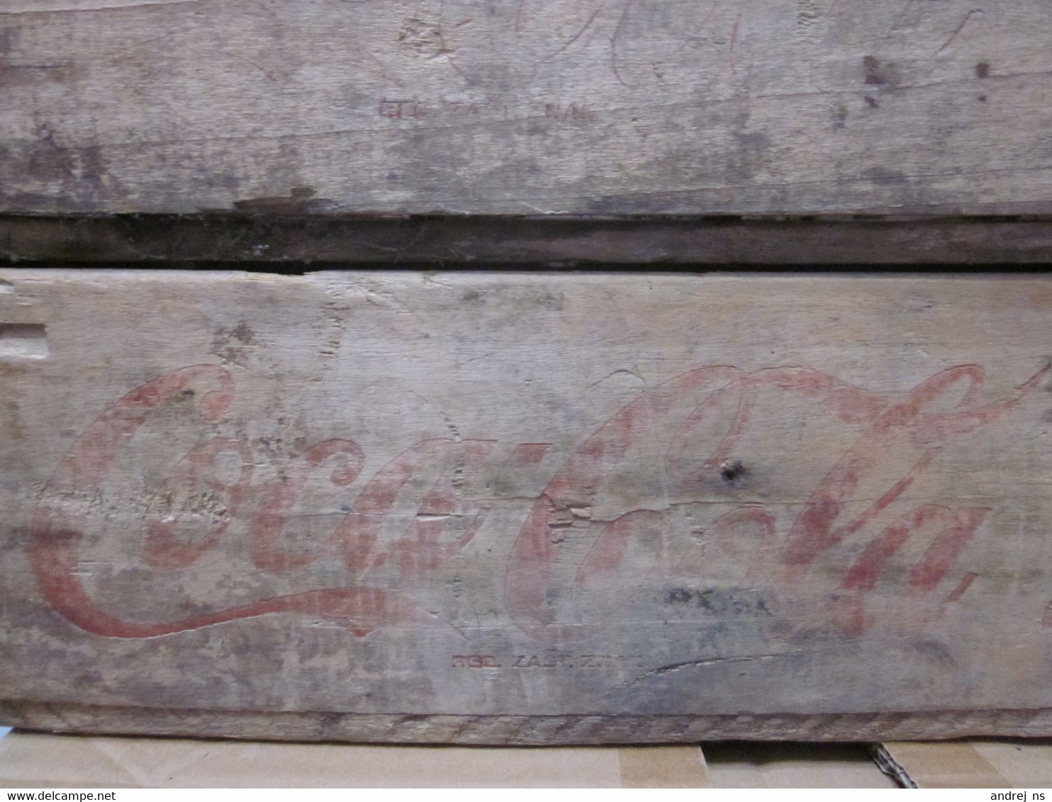 Old Wooden Box Crate For Bootles Coca Cola Vintage Old About 1950 Maybe Older  2 Pieces 47x31x11.5 Cm - Flessen