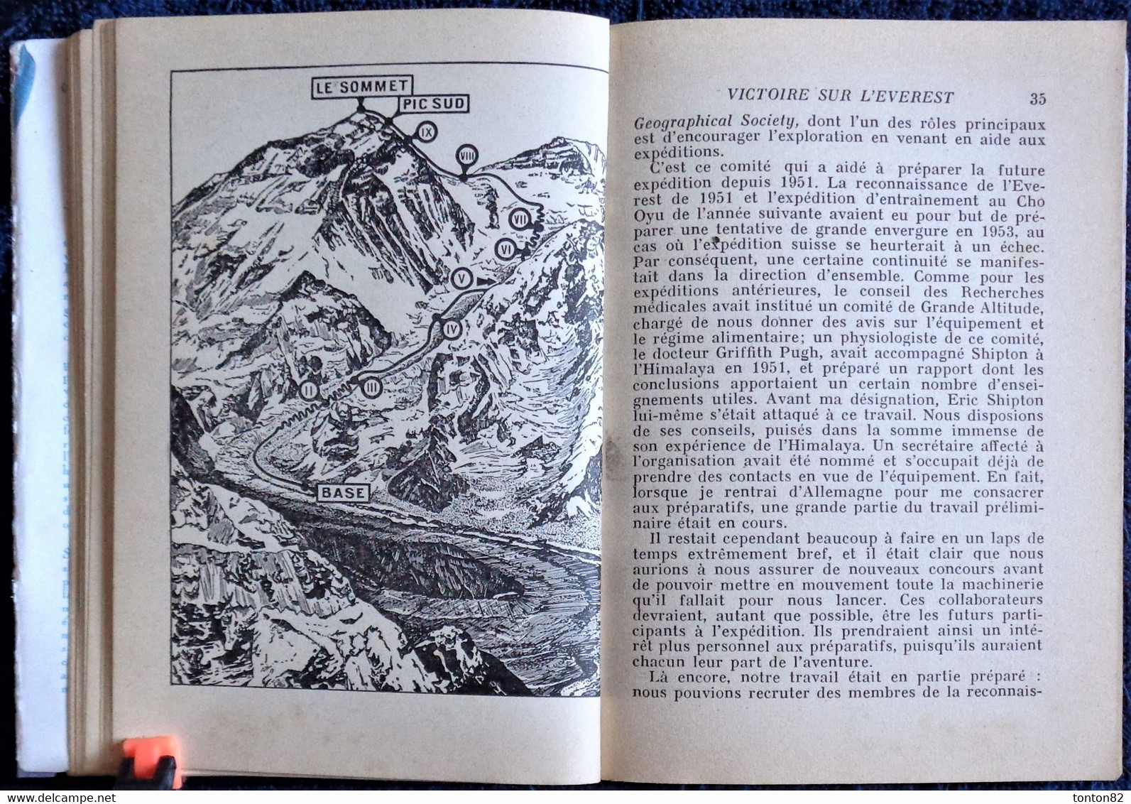 Gal. Sir John Hunt / Sir Edmund Hillary - Victoire sur L'Everest - Bibliothèque De La Jeunesse - Hachette  - ( 1959 ) .