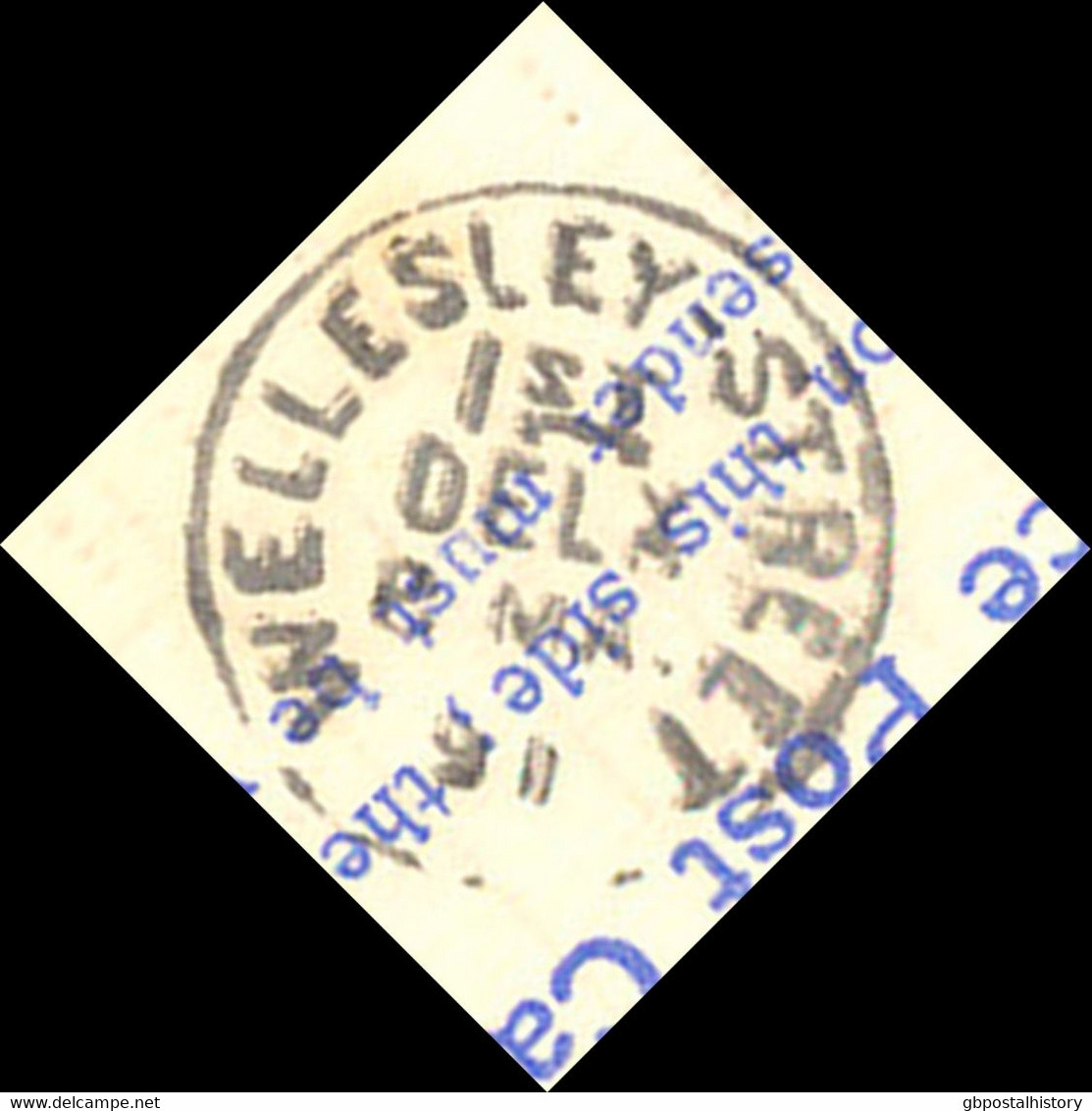 INDIA / BANGLADESH 1890, QV East India Service Post Card Quarter Anna Blue With Inscription On Her Majesty's Service, - Bangladesh