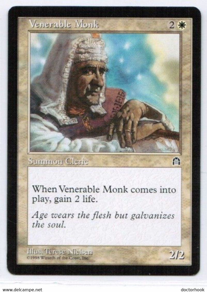 MAGIC The GATHERING  "Venerable Monk"---STRONGHOLD (MTG--120-5) - Sonstige & Ohne Zuordnung