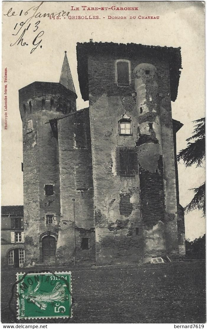 82  Grisolles  -   Donjon Du Chateau - Grisolles
