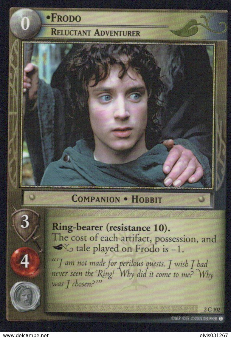 Vintage The Lord Of The Rings: #0 Frodo Reluctant Adventurer - EN - 2001-2004 - Mint Condition - Trading Card Game - Lord Of The Rings