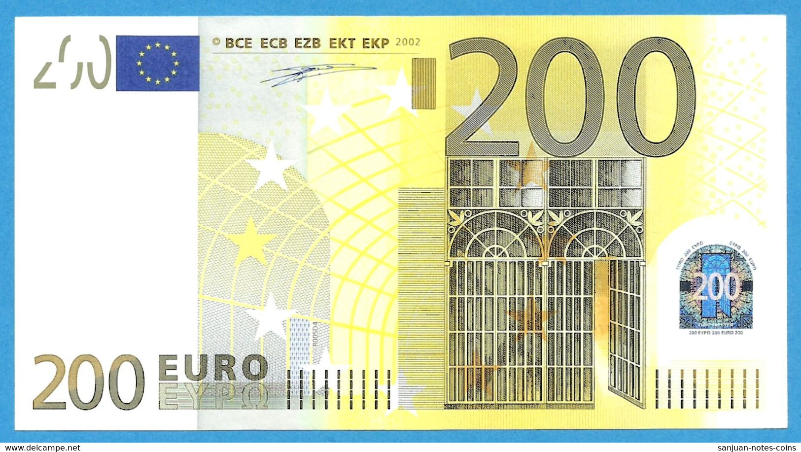 200 EURO GREMANY DUISENBERG X-R005 UNC-FDS (D136) - 200 Euro