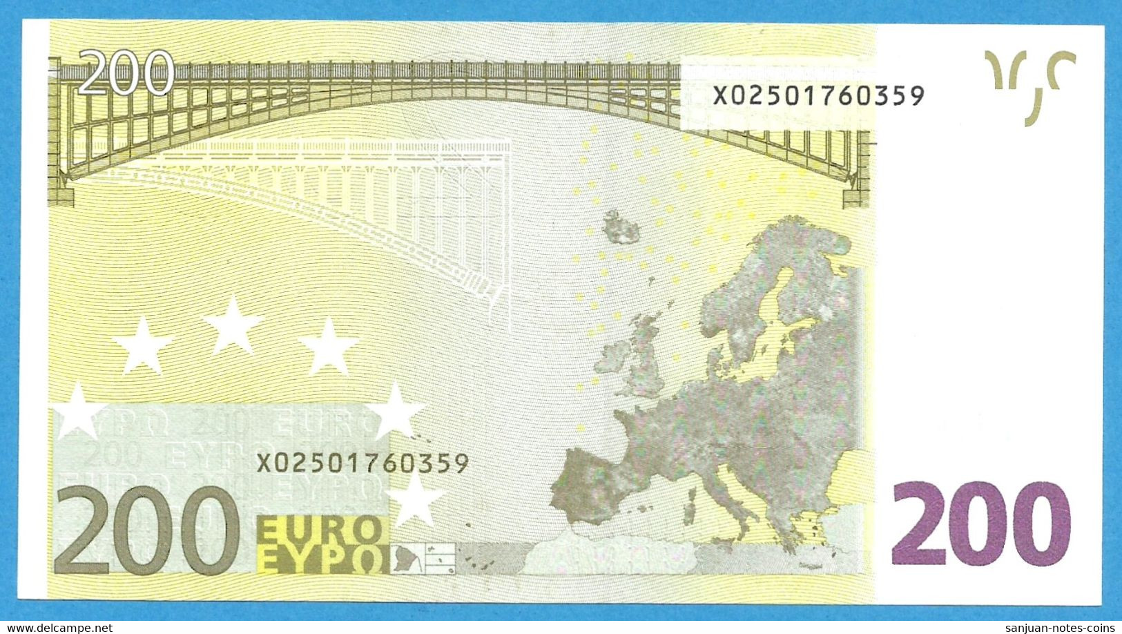 200 EURO GREMANY DUISENBERG X-R005 UNC-FDS (D136) - 200 Euro