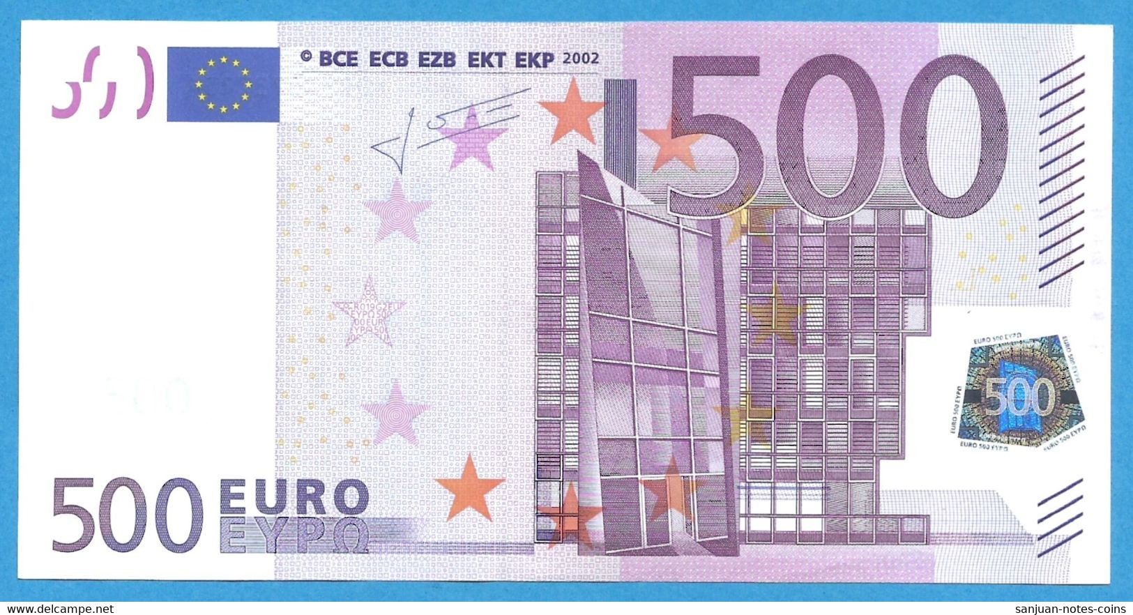 500 EURO GERMANY TRICHET X-R019 UNC-FDS (D137) - 500 Euro