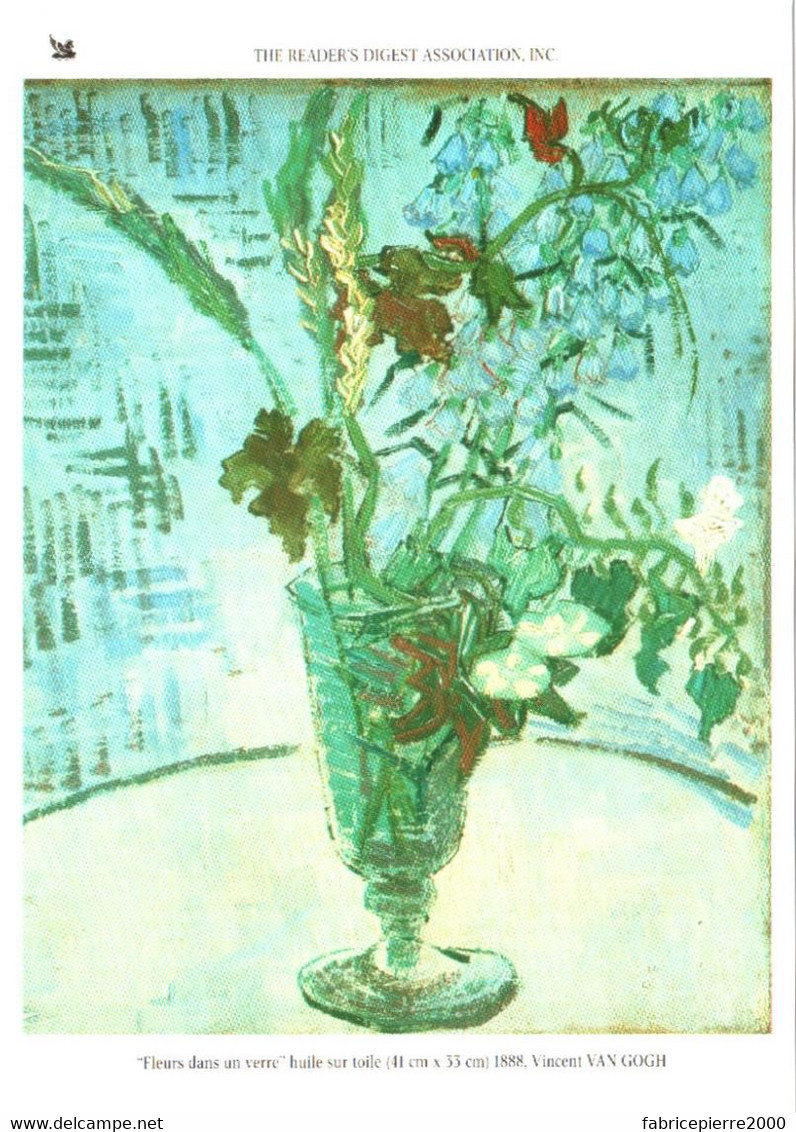 Fleurs Dans Un Verre, 1888, Par Vincent VAN GOGH, TBE Collection Particulière - Van Gogh, Vincent