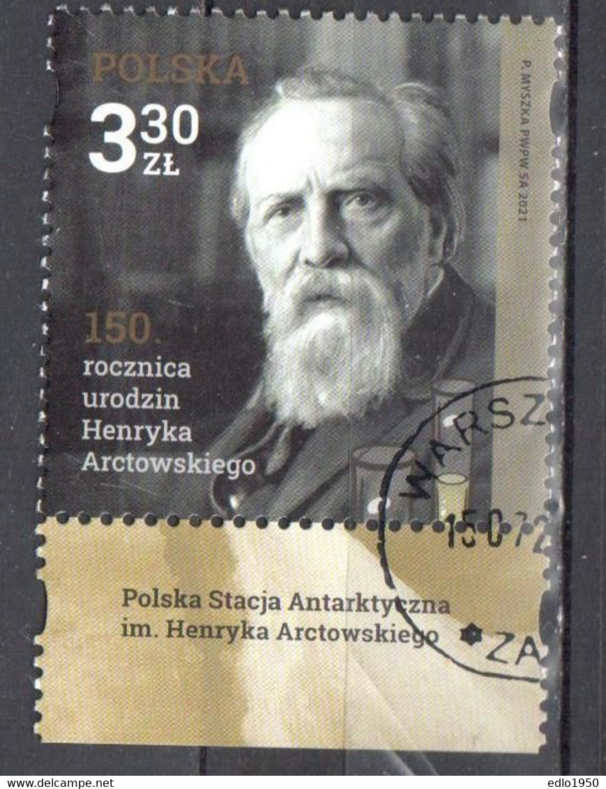 Poland 2021 - Henryk Arctowski - Mi.5312 - Used - Usados