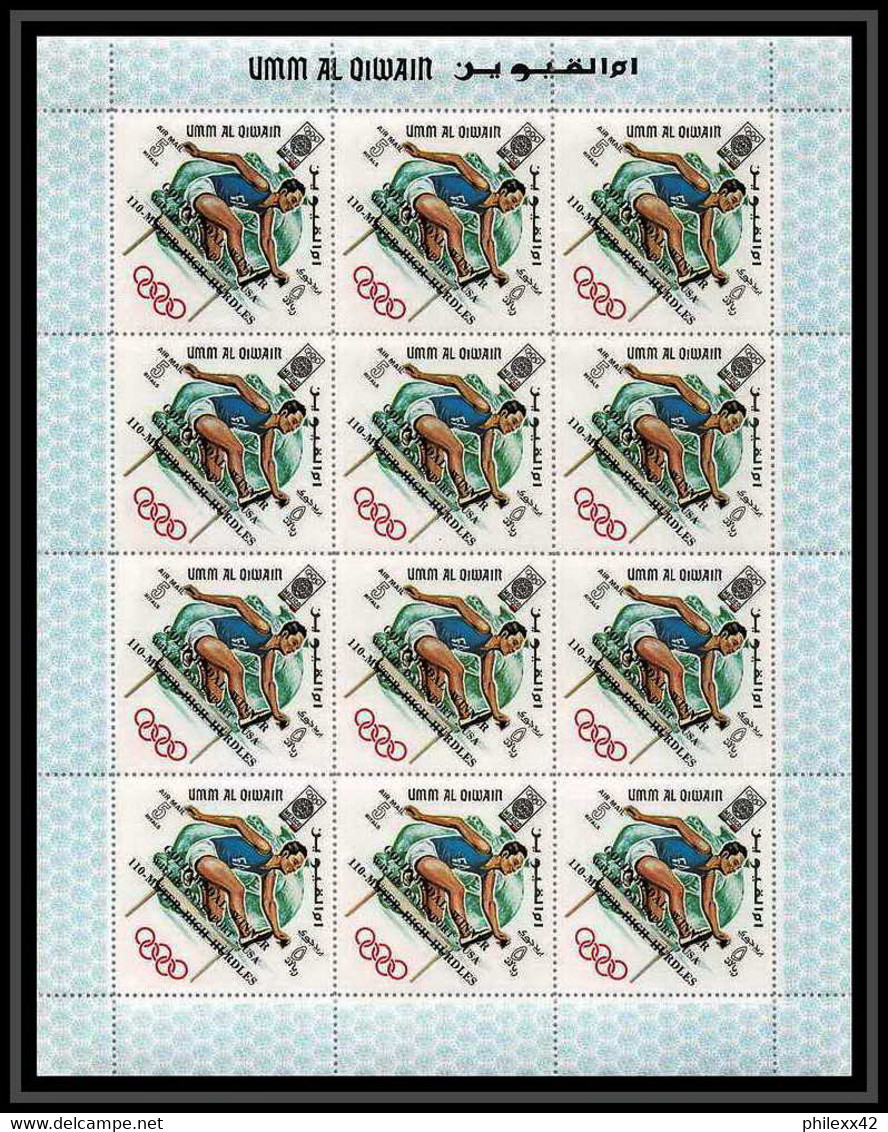 219c Umm Al Qiwain MNH ** Mi N° 285 / 293 A Overprint Black Jeux Olympiques Olympic Games MEXICO 68 Feuilles (sheets) - Summer 1968: Mexico City