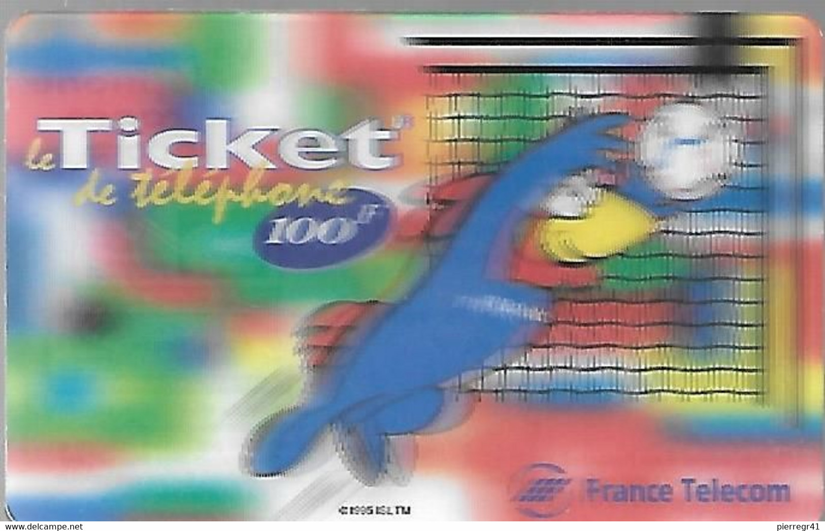 TICKET²-TELEPHONE-FT-PU100 F- FOOTIX-GOAL -31/12/1999-NON Gratté NEUF-T BE/LUXE - Biglietti FT