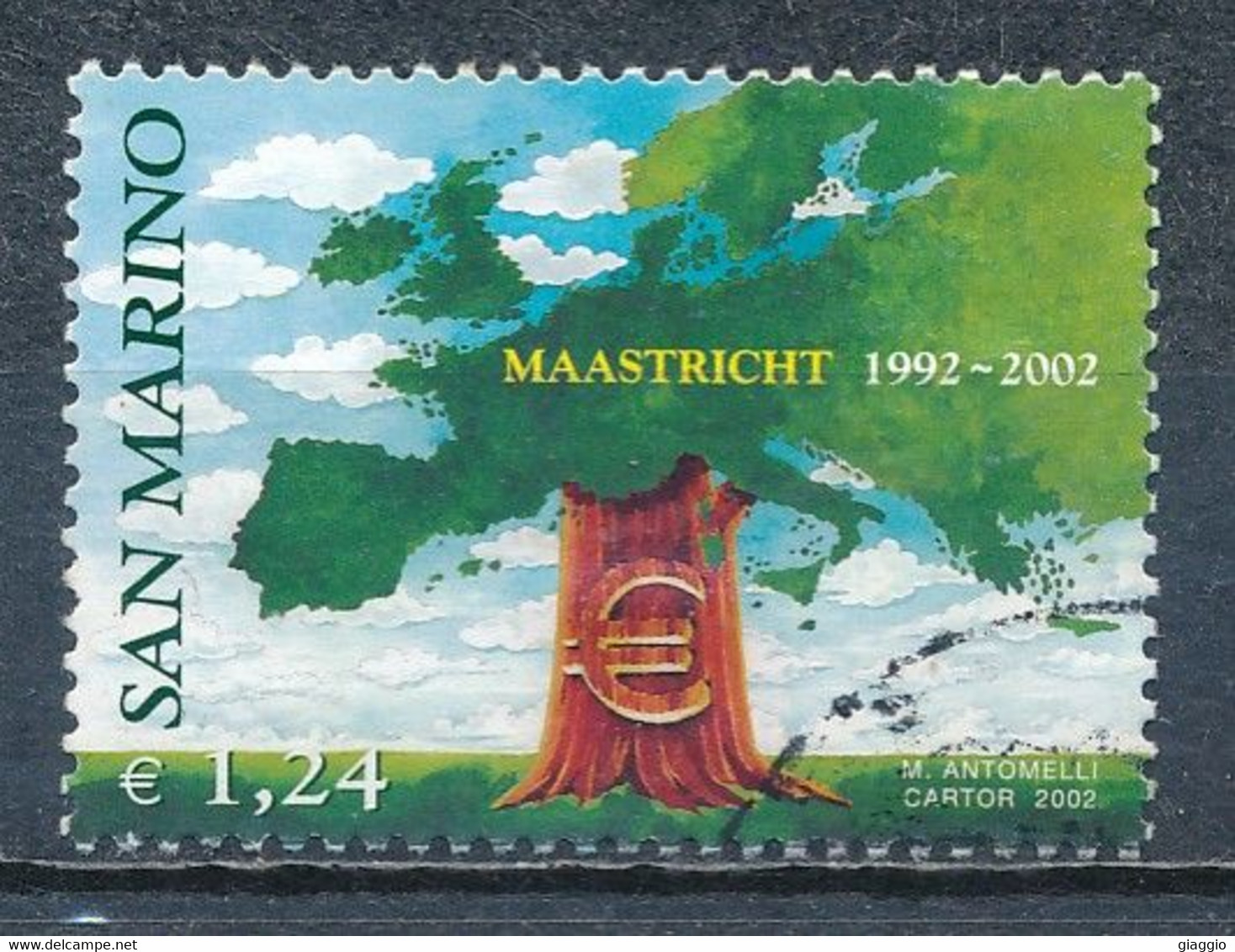 °°° SAN MARINO - Y&T N°1818 - 2002 °°° - Used Stamps