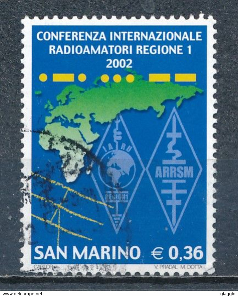 °°° SAN MARINO - Y&T N°1823 - 2002 °°° - Oblitérés