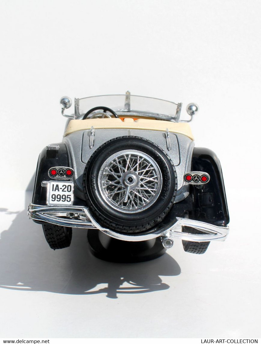 BURAGO - MERCEDES BENZ  500K ROADSTER 1936 ITALY - SUR SOCLE - ECH:1/18  VOITURE      (0507.12) - Burago