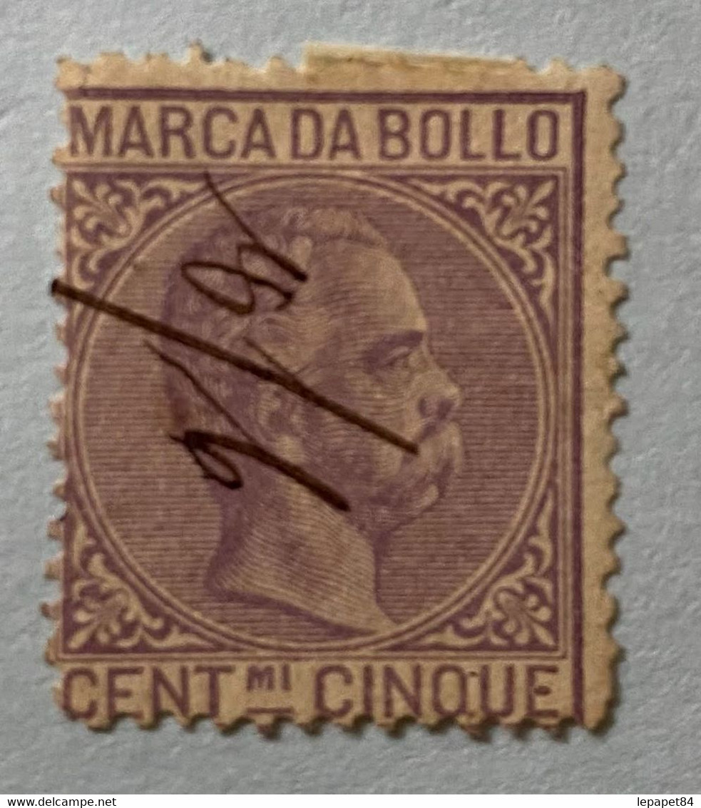MARCA DA BOLLO - Centisimi Cinque - Revenue Stamps