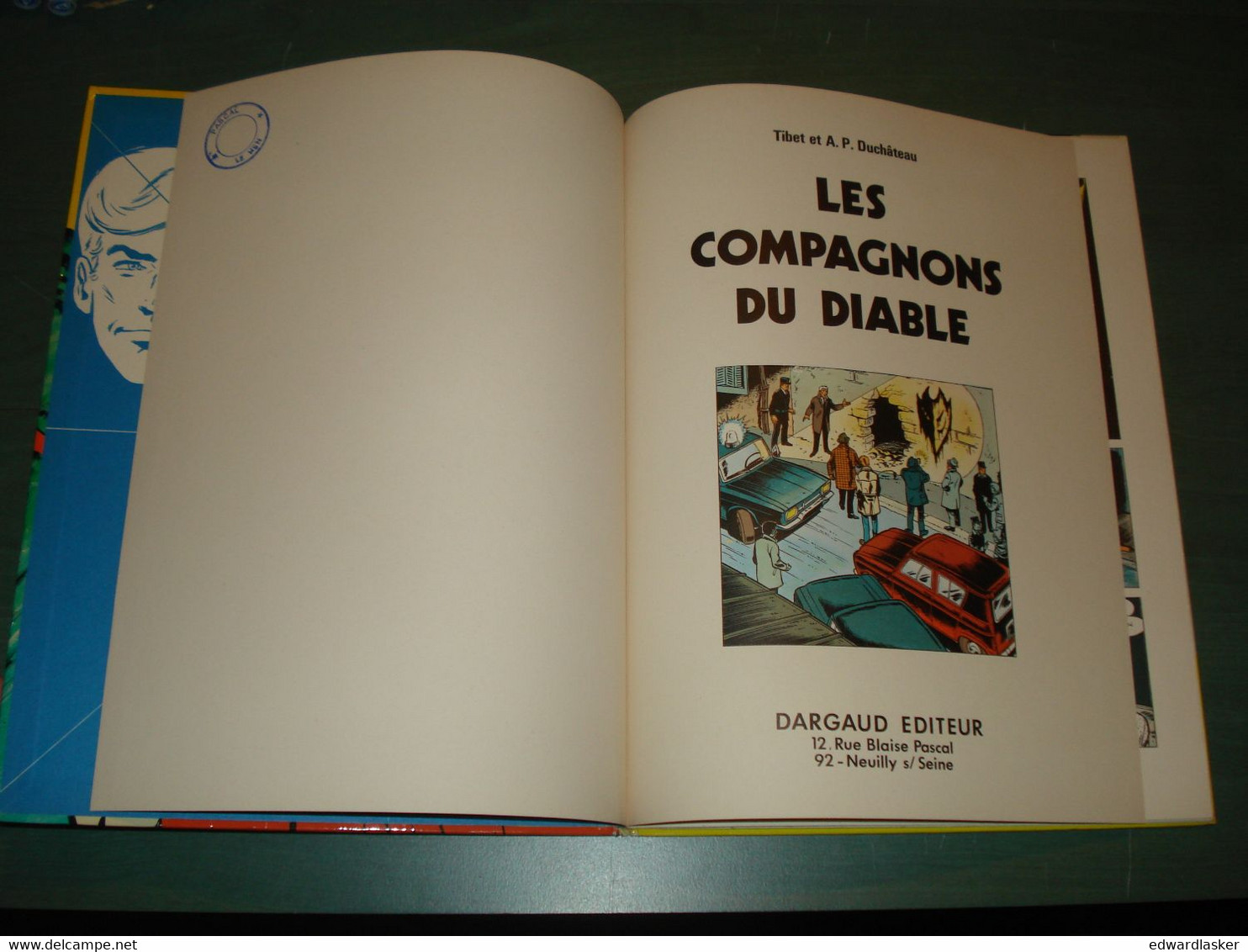 RIC HOCHET 13 : Les Compagnons du Diable - EO Dargaud septembre 1971 - BE+