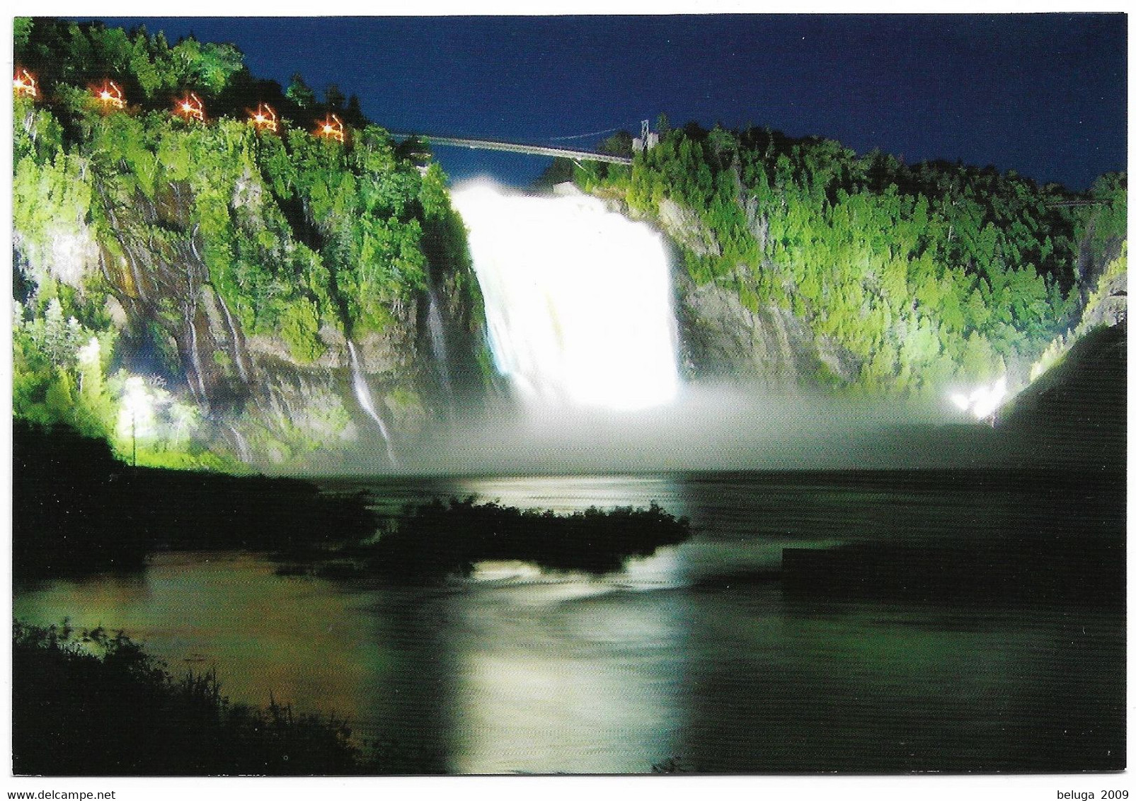 Canada Quebec Beauport Courville - Chute Montmorency La Nuit - Montmorency Falls By Night - By Ricard / Ricart - Québec - Beauport