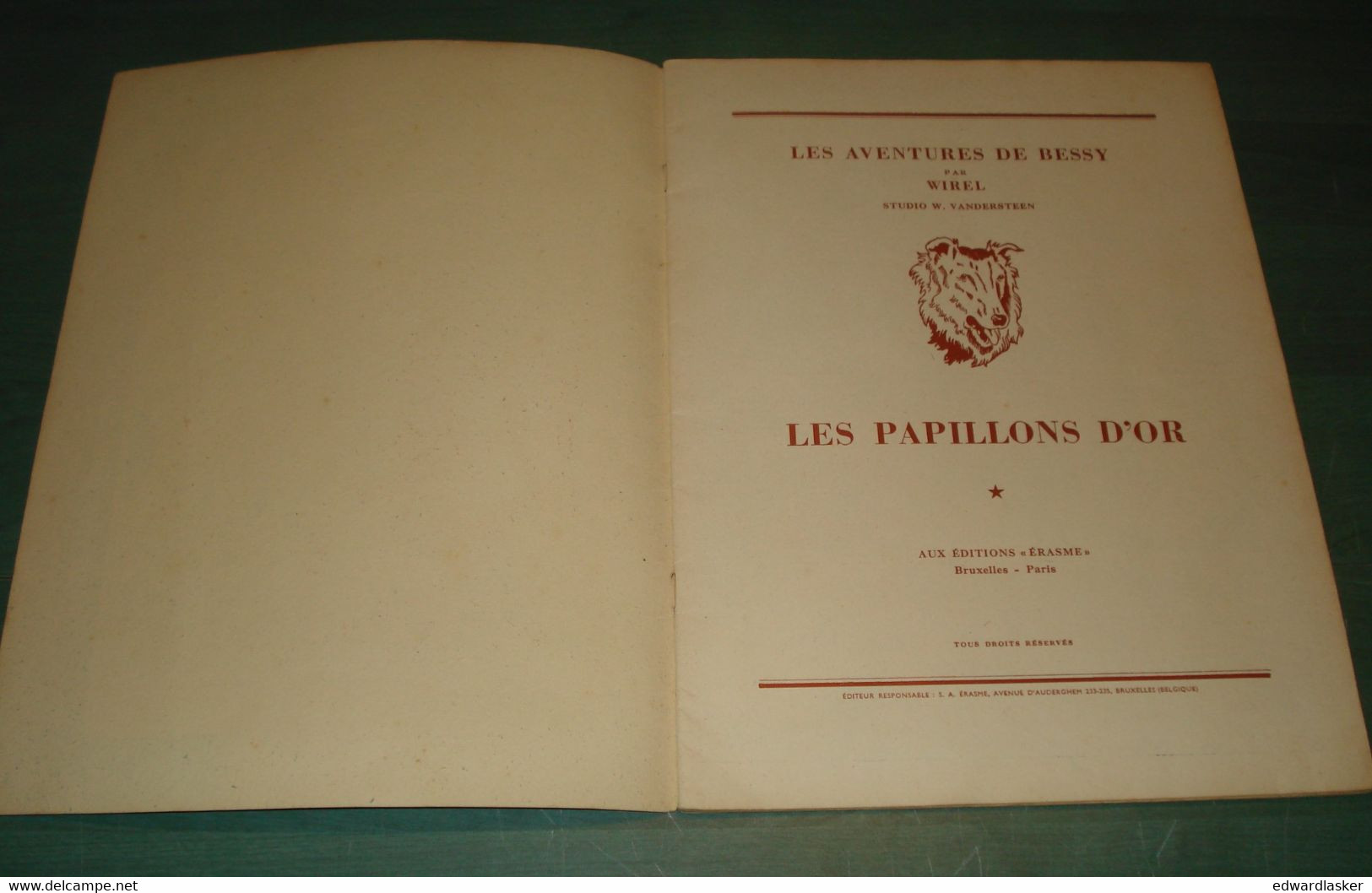 BESSY N°24 : Les Papillons D'or - EO - Wirel - Bessy