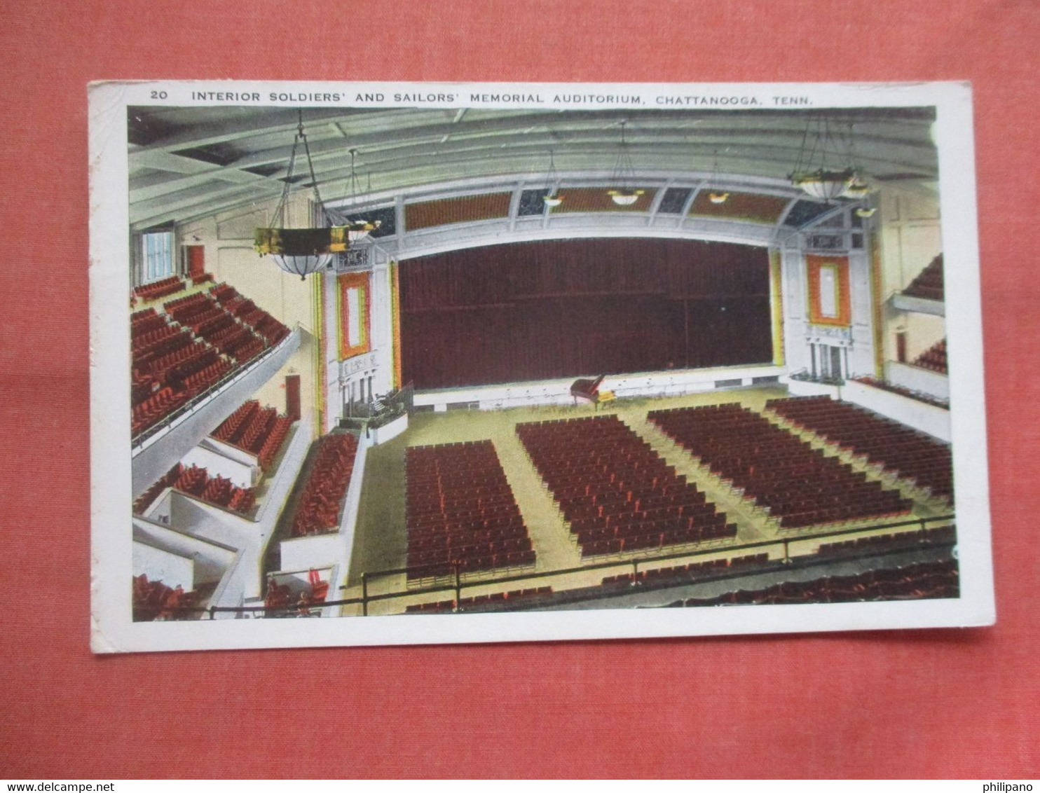 Soldiers & Sailors Auditorium.  Chattanooga Tennessee > Chattanooga         Ref  5270 - Chattanooga