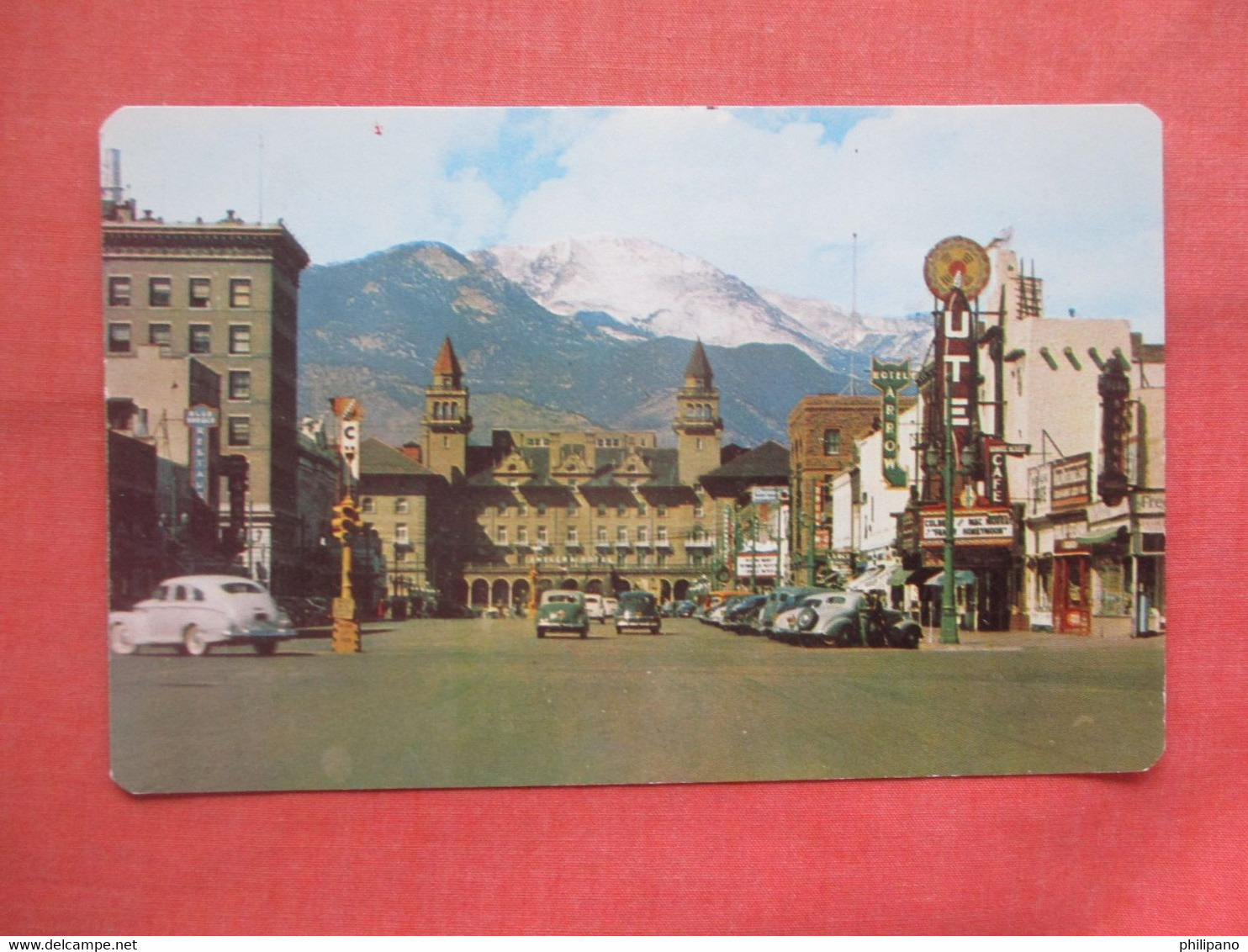 Theatre On  Pike Peak Avenue.  Colorado Springs  Colorado > Colorado Springs       Ref  5270 - Colorado Springs