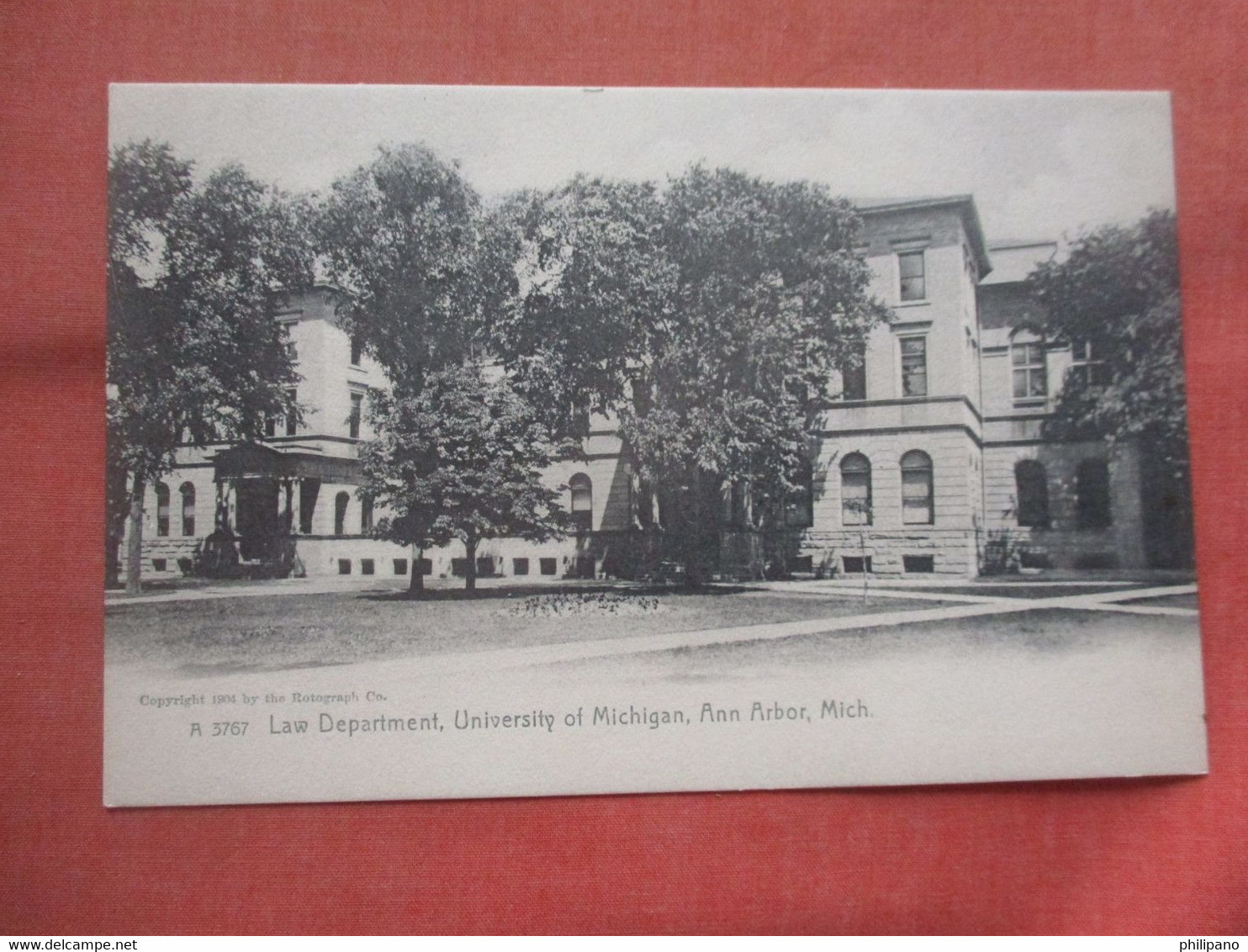 Rotograph Law Department Univ Of  Michigan  Ann Arbor Michigan > Ann Arbor        Ref  5271 - Ann Arbor