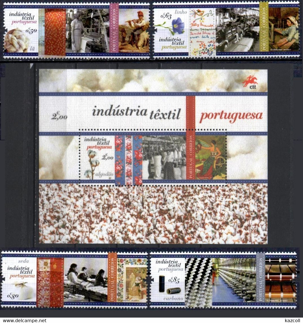 Portugal 2017.  Industria Textil Portuguesa. Portuguese Textile Industry. MNH** - Unused Stamps