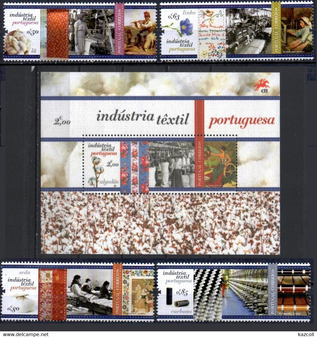 Portugal 2017.  Industria Textil Portuguesa. Portuguese Textile Industry. MNH** - Ungebraucht