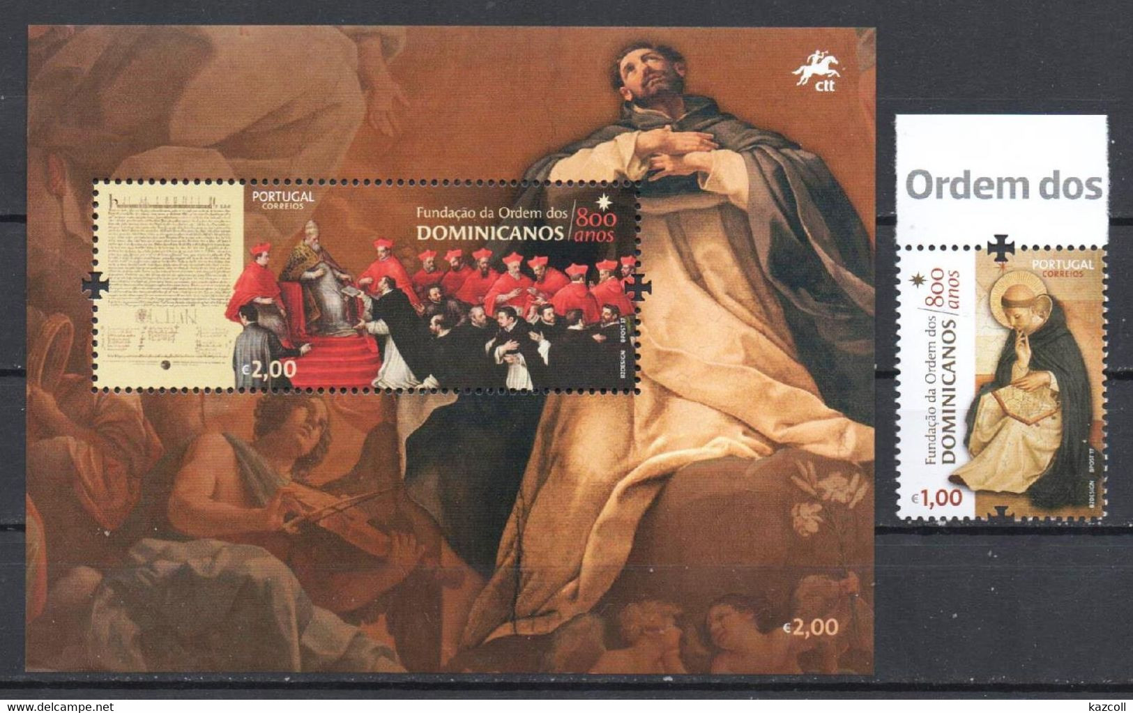 Portugal 2017. 800 Years Of The Dominican Order MNH** - Ungebraucht