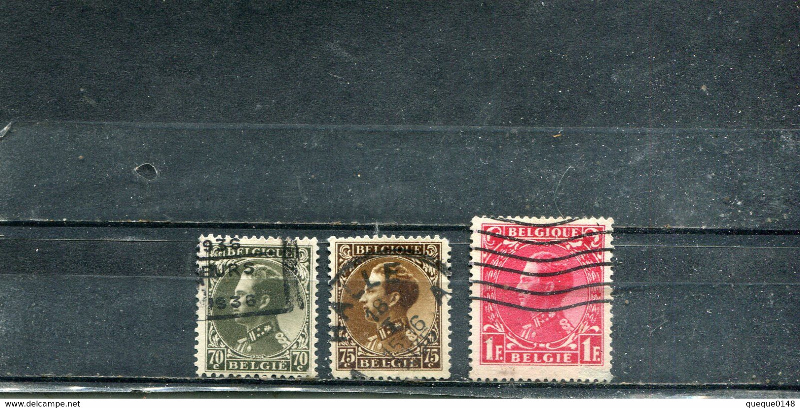 Belgique 1934-35 Yt 401-403 Léopold III - 1934-1935 Leopold III