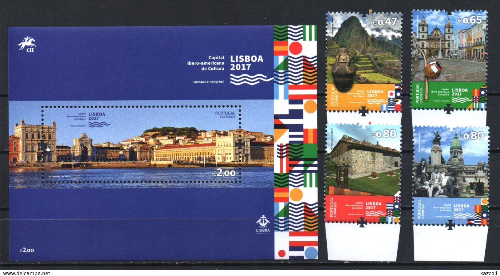 Portugal 2017. Lisbon Is The Ibero-American Capital Of Culture. Architecture. MNH** - Neufs