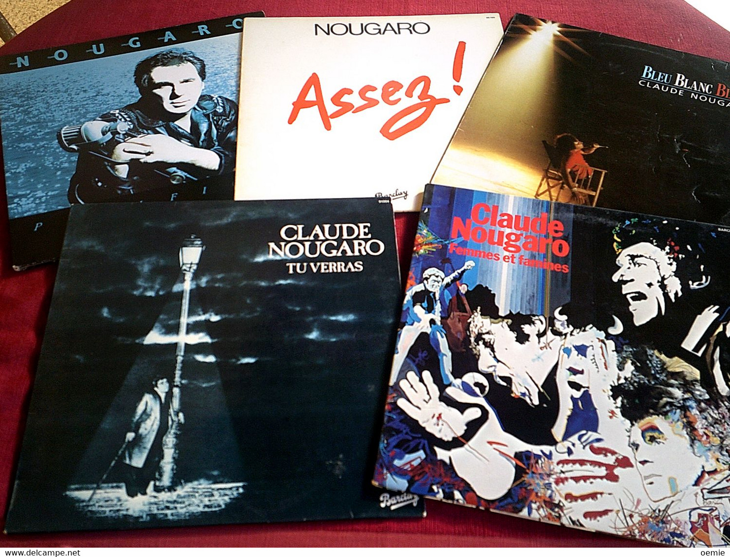 CLAUDE NOUGARO  °  COLLECTION DE  15 ALBUM  33 TOURS - Complete Collections