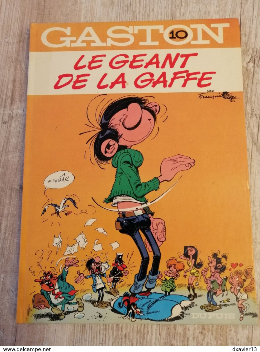 Bande Dessinée - Gaston 10 - Le Géant De La Gaffe (1981) - Gaston